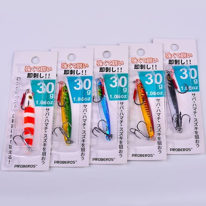 Proberos Slim/Glow Jig LF128 Pack 5 Lures - الصورة 2